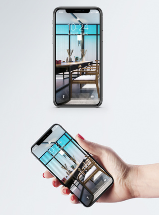 后现代餐厅手机壁纸图片