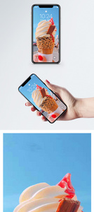夏天冰淇淋手机壁纸图片
