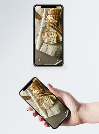 面包食材手机壁纸图片