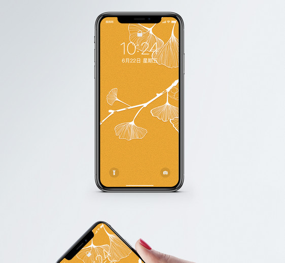 秋季银杏手机壁纸图片