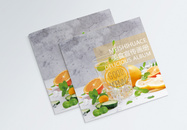 果汁饮品画册封面图片
