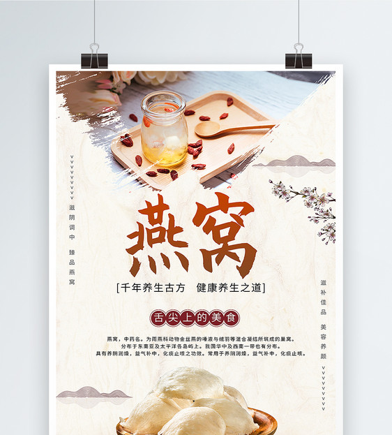 燕窝美容海报