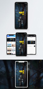 思忆往事手机海报配图图片