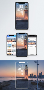 仰望前行手机海报配图图片