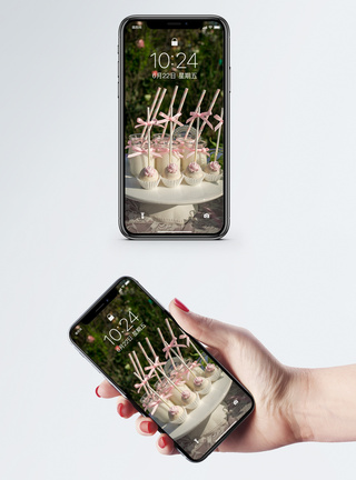 蛋糕婚礼婚礼甜点背景手机壁纸模板