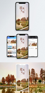 秋天手机海报配图图片