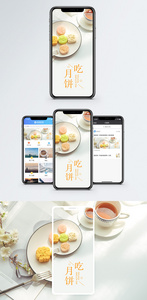 月饼手机海报配图图片