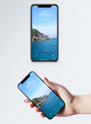 海景桌面苏林岛海景手机壁纸模板