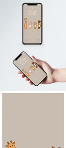 卡通动物手机壁纸图片