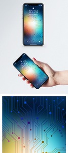 科技电路图手机壁纸图片