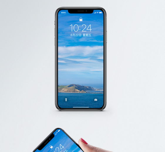 风景小岛手机壁纸图片