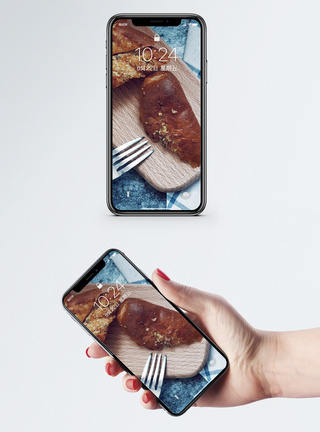 西餐美食摄影手机壁纸模板