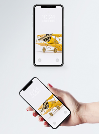 手机模型飞机模型手机壁纸模板