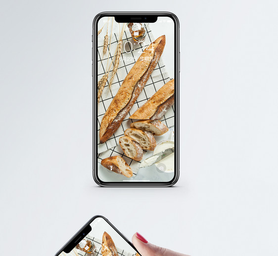 西餐面包手机壁纸图片