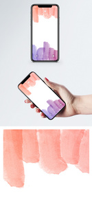 水彩背景手机壁纸图片