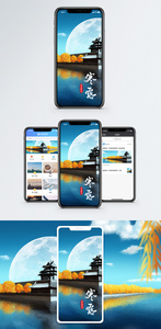 寒露节气手机海报图片