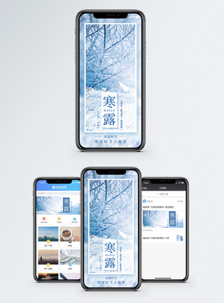 寒露手机海报配图图片