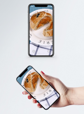 夹心面包手机壁纸模板