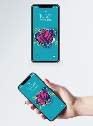 波普风手机壁纸图片