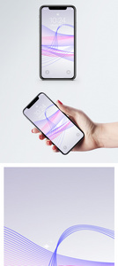 抽象线条手机壁纸图片