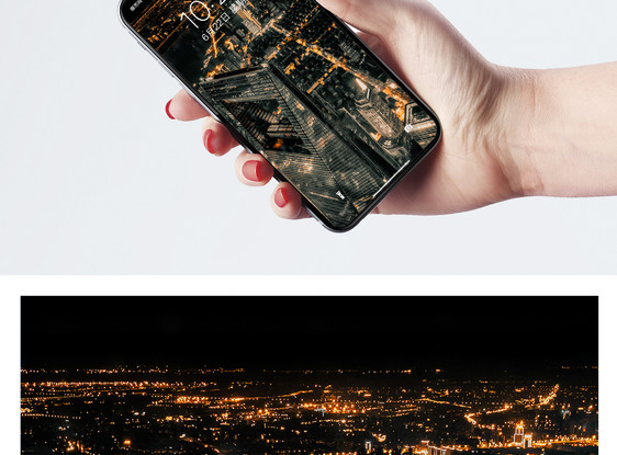 上海城市夜景手机壁纸图片
