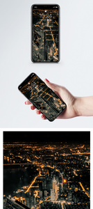 上海城市夜景手机壁纸图片