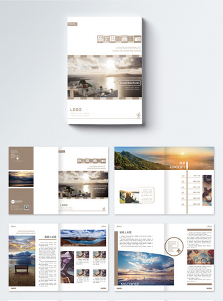 旅行摄影写真画册整套图片