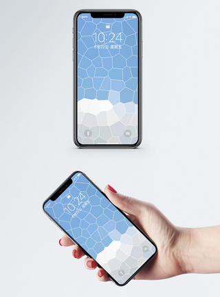结构马赛克手机壁纸模板
