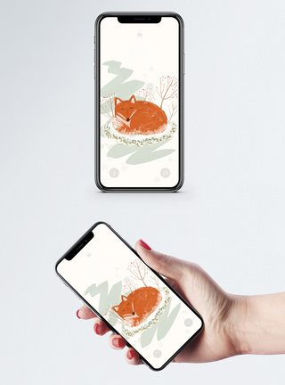 卡通狐狸手机壁纸图片