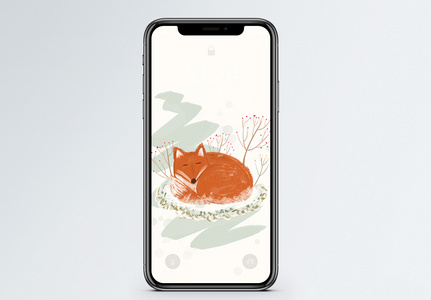 卡通狐狸手机壁纸图片