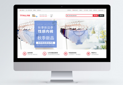 秋季新品性感内裤淘宝banner图片