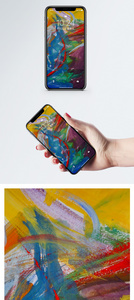 颜色涂鸦手机壁纸图片