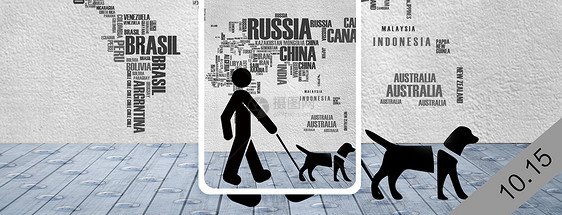 国际盲人节手机海报配图图片