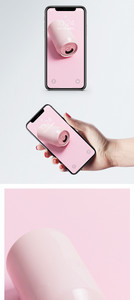 粉色易拉罐手机壁纸图片