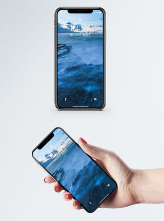 涠洲岛海边礁石手机壁纸图片