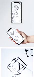 空间盒子手机壁纸图片