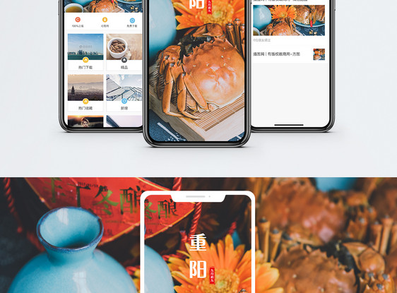 重阳节手机海报配图图片