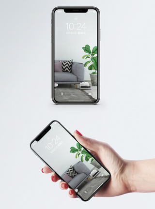 现代沙发手机壁纸图片