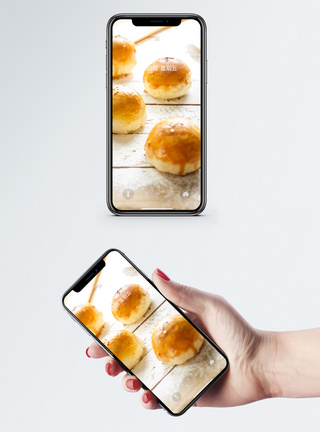 面粉黄油美食馅饼手机壁纸模板