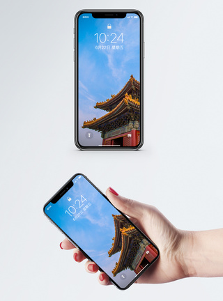 历史古城北京紫禁城手机壁纸模板