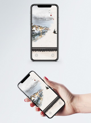 中国风建筑手机壁纸手机桌面高清图片素材