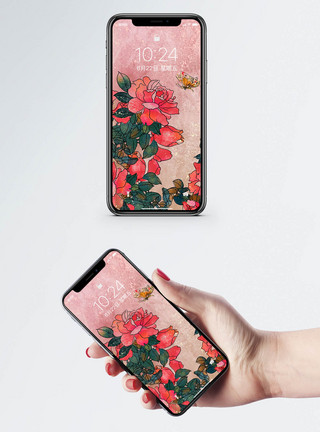 中国风花卉手机壁纸图片