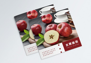 苹果水果画册封面图片