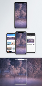 立冬手机海报配图图片