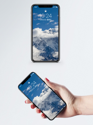 雪山风景手机壁纸山脉高清图片素材