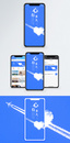 飞翔手机海报配图图片