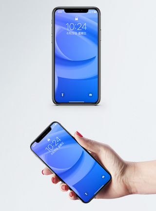 手机模型抽象艺术背景手机壁纸模板
