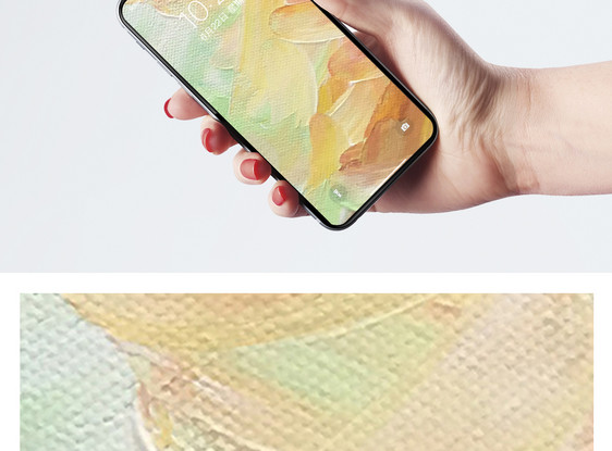 彩色油画手机壁纸图片