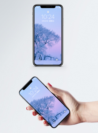 黑龙江雪景手机壁纸图片