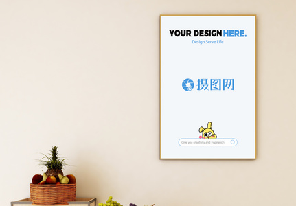 室内装饰画样机高清图片
